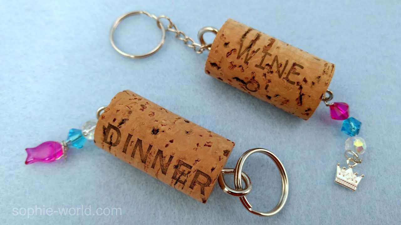 Detail Wine Cork Keychain Nomer 14