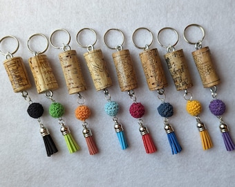 Detail Wine Cork Keychain Nomer 35