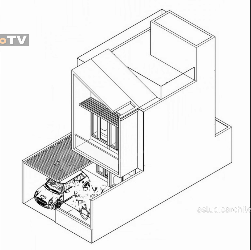 Detail Sketsa Rumah Minimalis Nomer 39