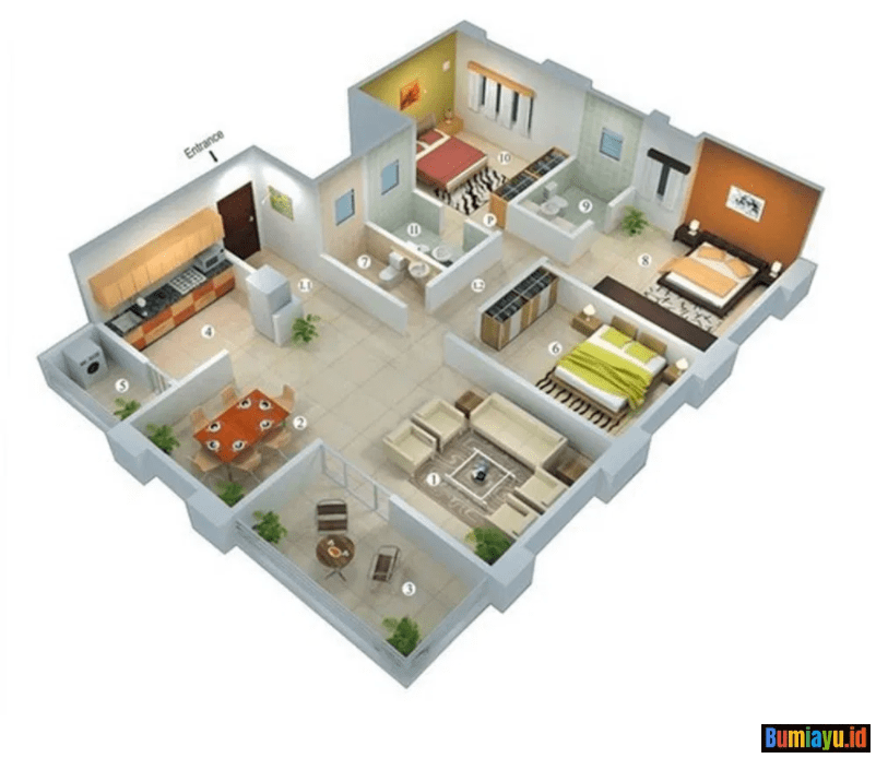 Detail Sketsa Rumah Minimalis Modern Nomer 23