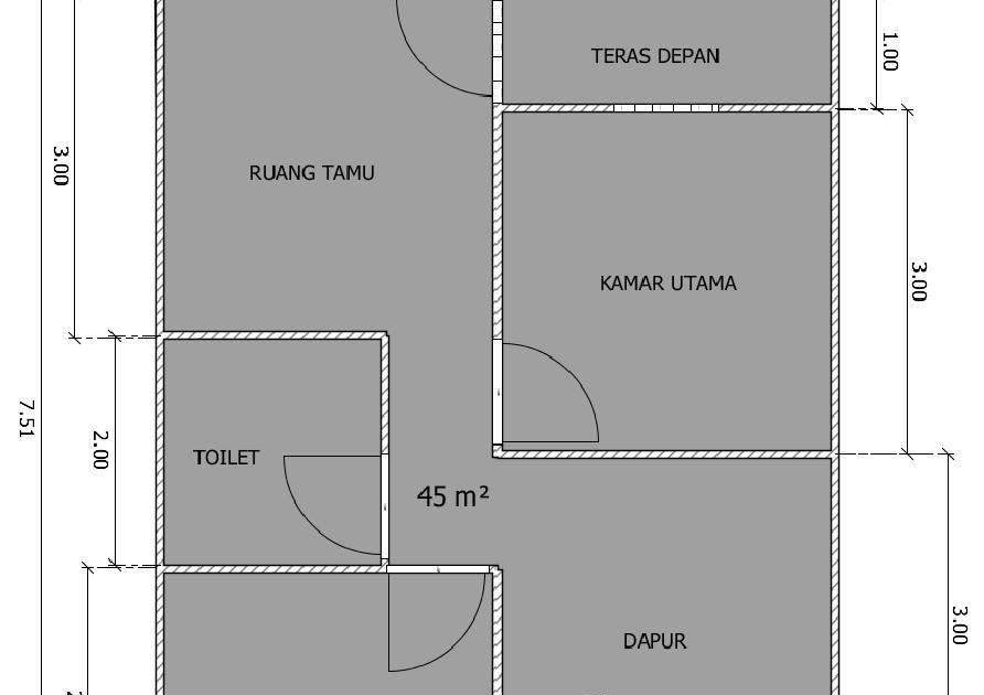 Detail Sketsa Rumah Sederhana Dari Kardus Nomer 55