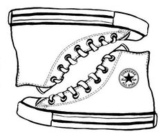 Detail Sketsa Sepatu Converse Nomer 11