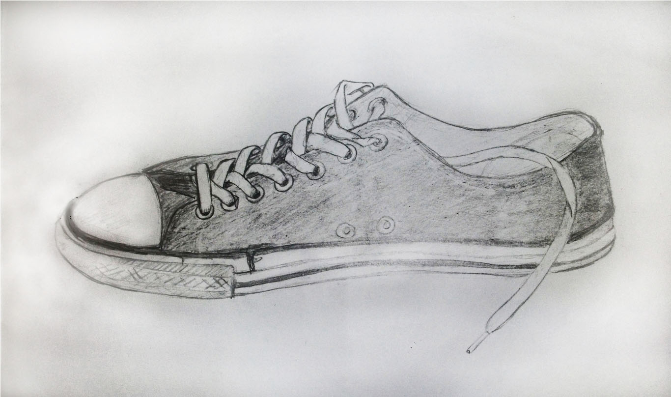 Detail Sketsa Sepatu Converse Nomer 30