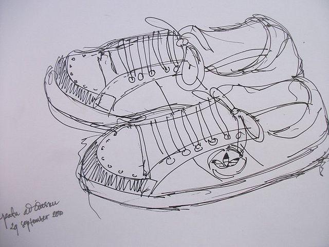 Detail Sketsa Sepatu Converse Nomer 51
