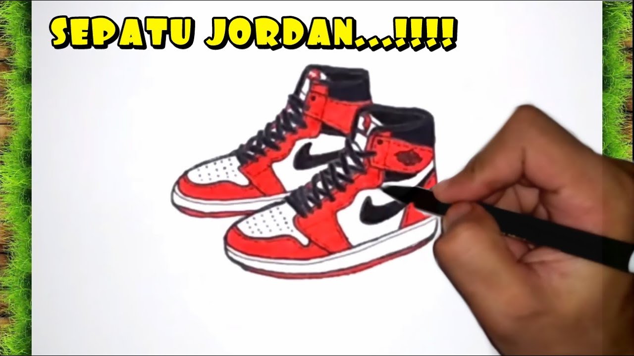 Detail Sketsa Sepatu Jordan Nomer 3