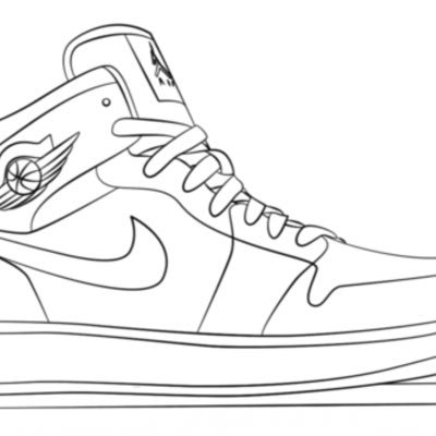 Detail Sketsa Sepatu Jordan Nomer 9
