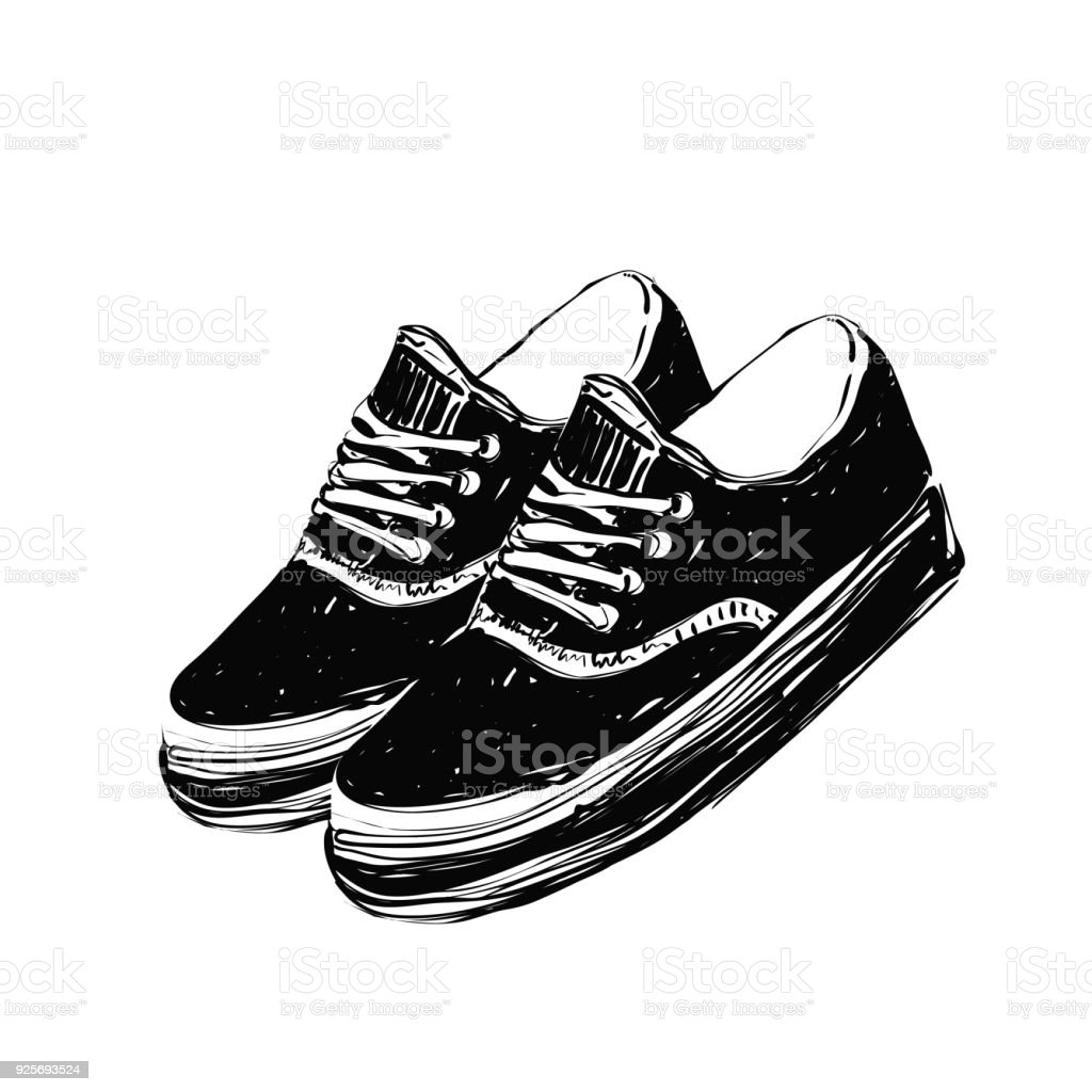 Detail Sketsa Sepatu Sneakers Nomer 11