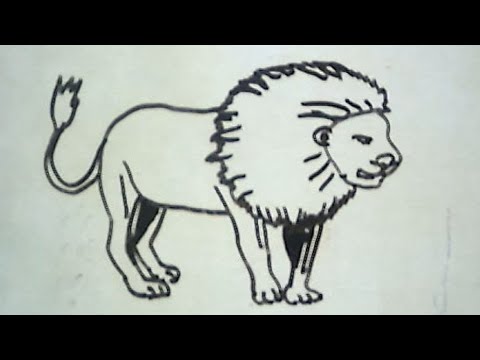 Detail Sketsa Singa Nomer 49