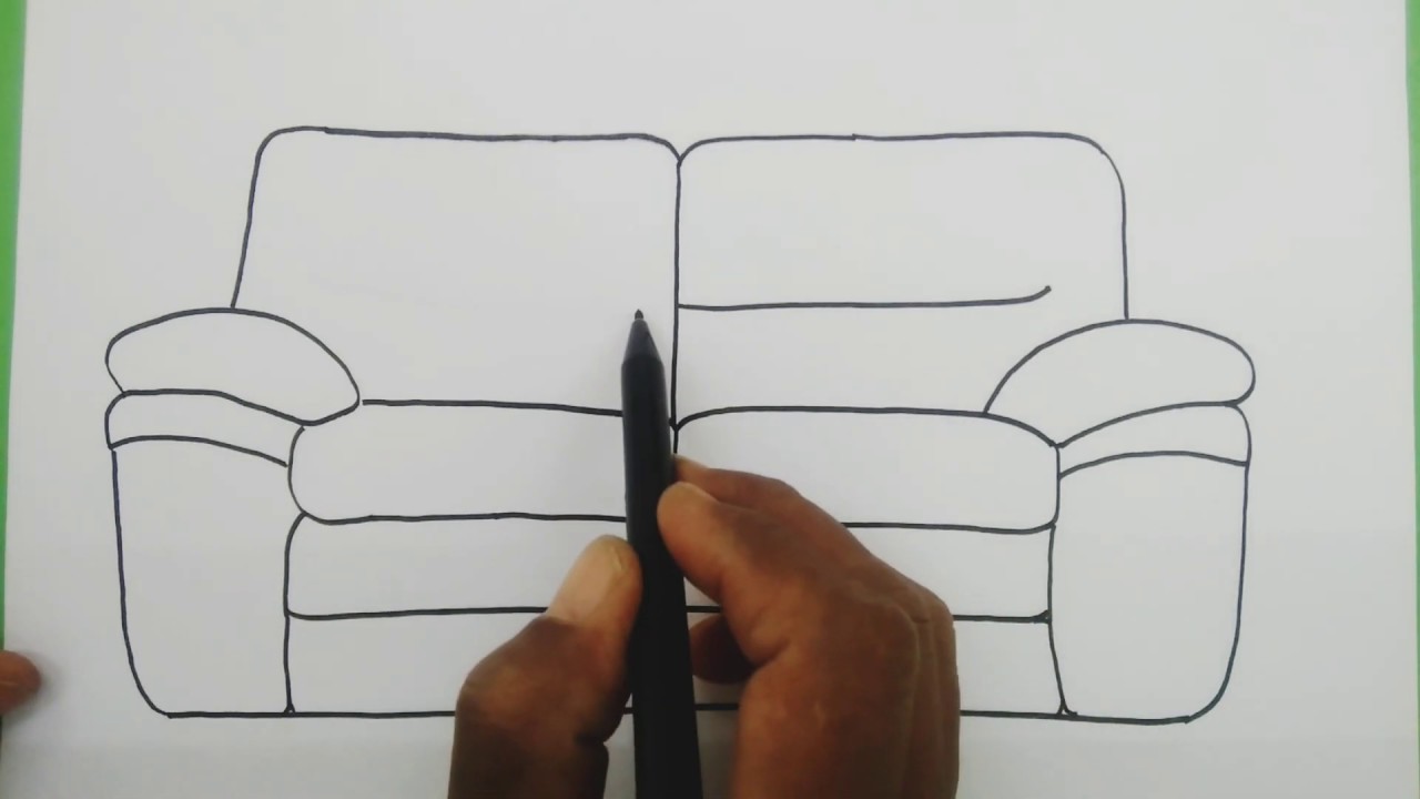 Detail Sketsa Sofa Ruang Tamu Nomer 18