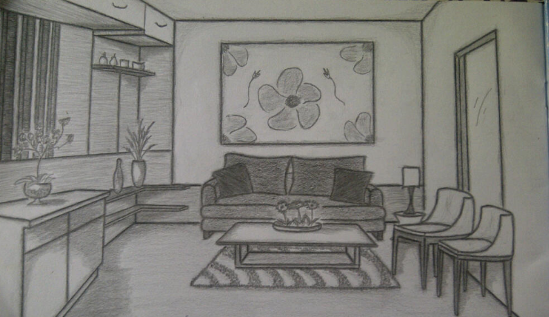 Detail Sketsa Sofa Ruang Tamu Nomer 25