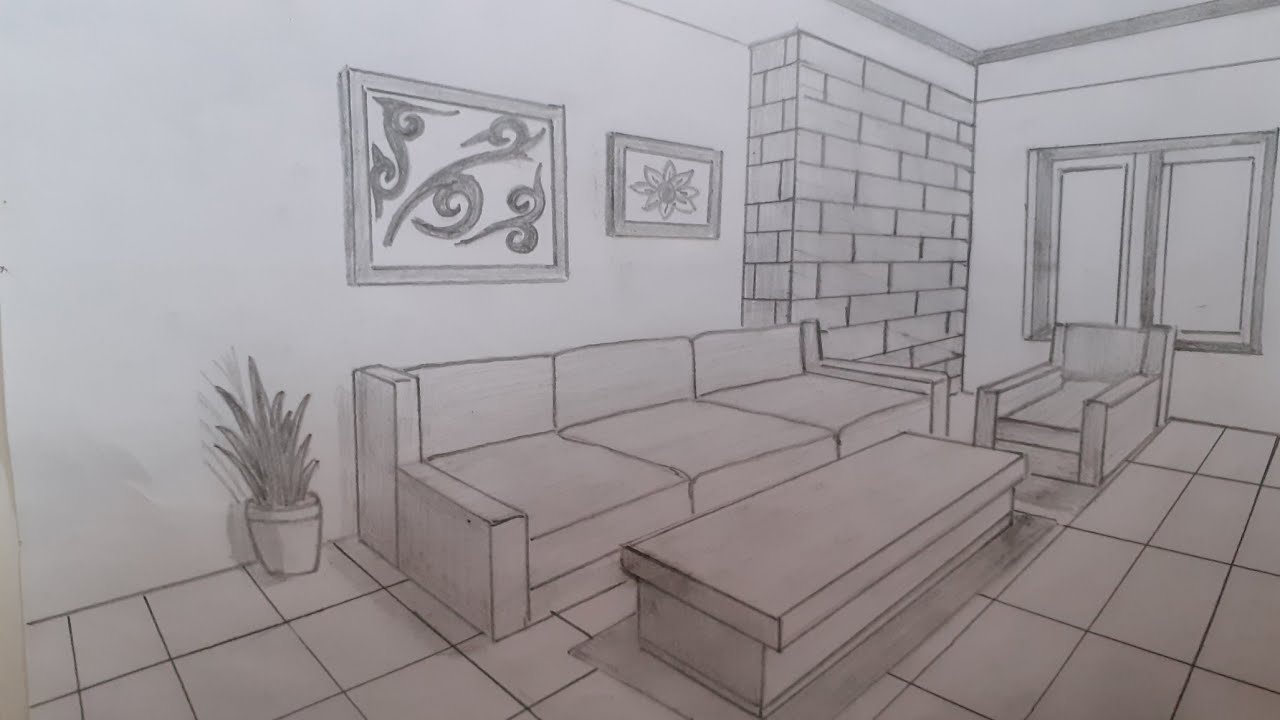 Detail Sketsa Sofa Ruang Tamu Nomer 36