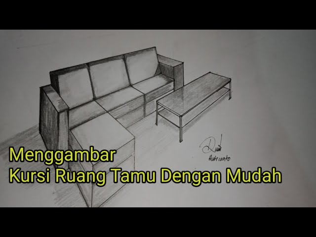 Detail Sketsa Sofa Ruang Tamu Nomer 41