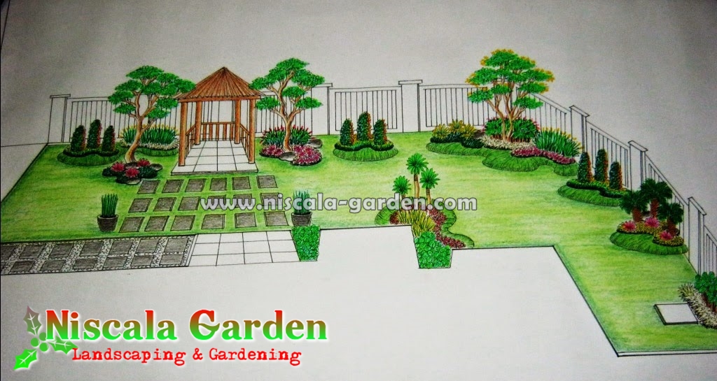 Detail Sketsa Taman Kota Nomer 13