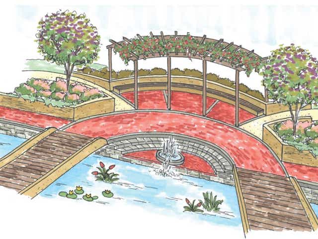 Detail Sketsa Taman Kota Nomer 22