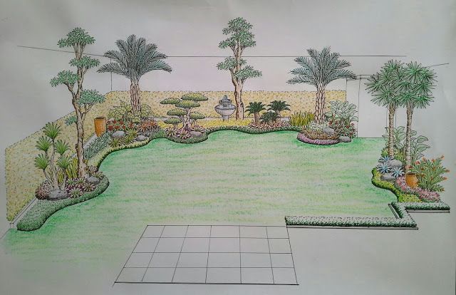 Detail Sketsa Taman Kota Nomer 6