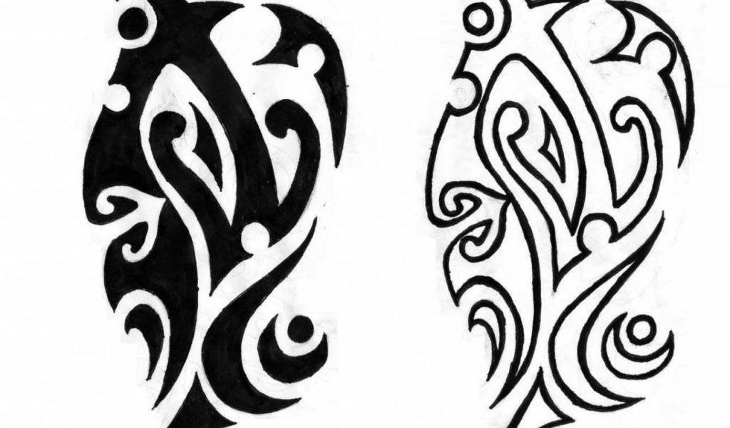 Detail Sketsa Tato Batik Nomer 39