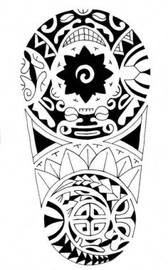 Detail Sketsa Tato Batik Nomer 9