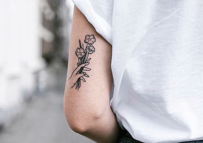 Detail Sketsa Tato Simple Di Tangan Nomer 17