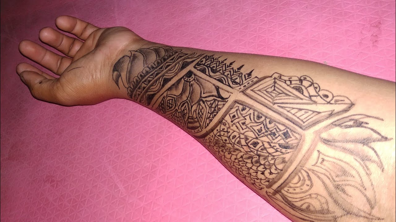 Detail Sketsa Tato Simple Di Tangan Nomer 44