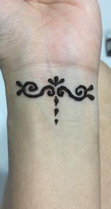 Detail Sketsa Tato Simple Di Tangan Nomer 8