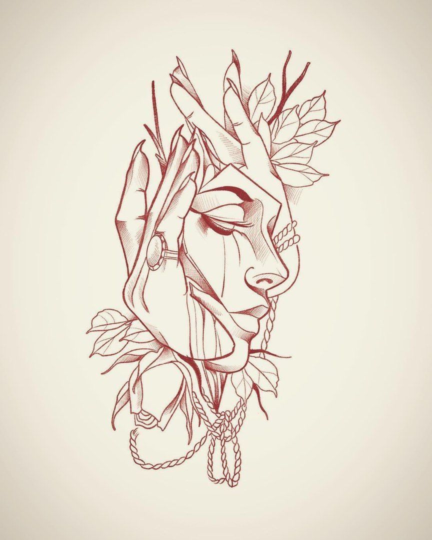 Detail Sketsa Tato Simple Keren Nomer 10