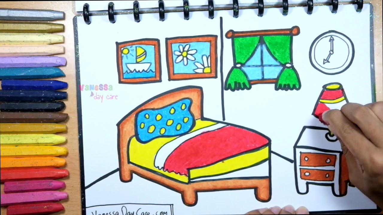 Detail Sketsa Tempat Tidur Nomer 27