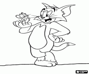 Detail Sketsa Tom And Jerry Nomer 15