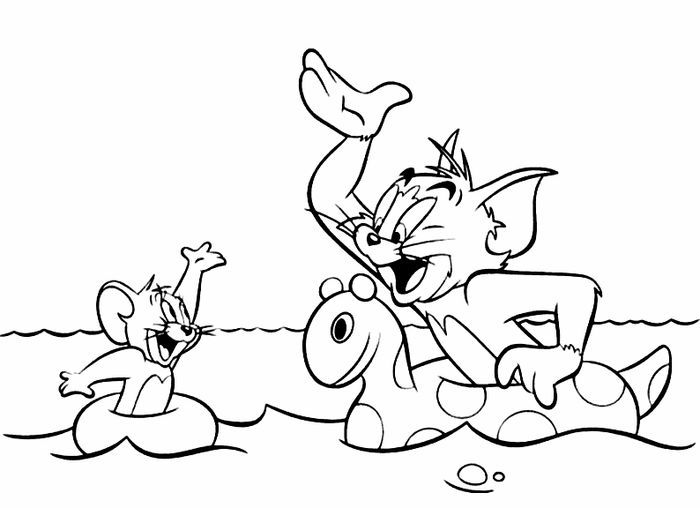 Detail Sketsa Tom And Jerry Nomer 7