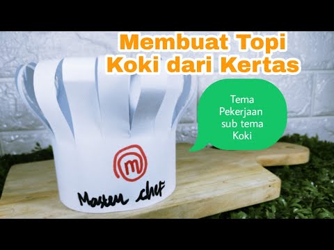 Detail Sketsa Topi Koki Nomer 47