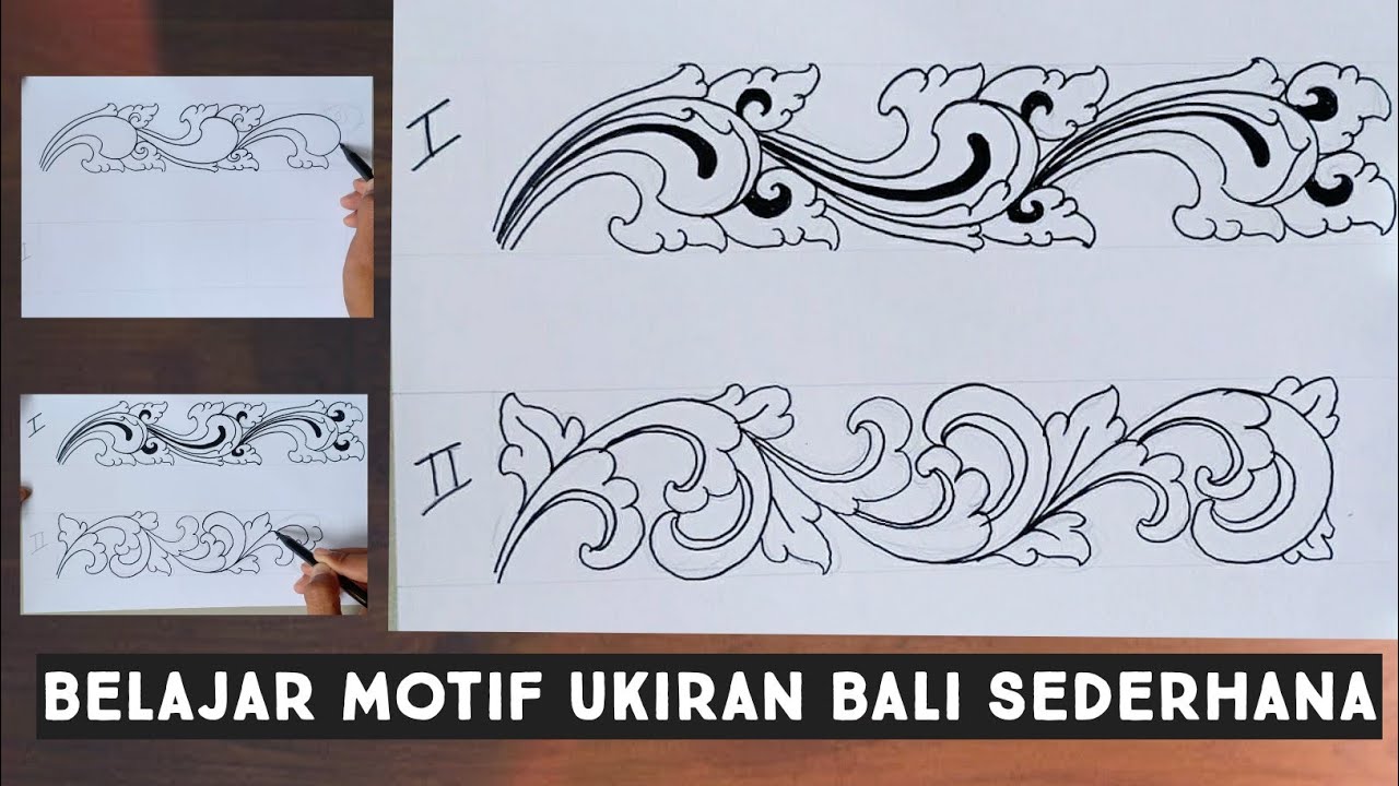 Detail Sketsa Ukiran Bali Nomer 18