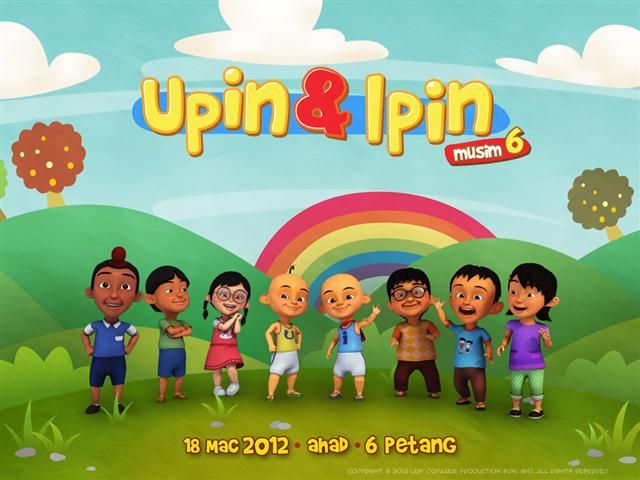 Detail Sketsa Upin Ipin Berwarna Nomer 9