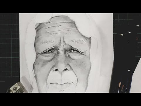 Detail Sketsa Wajah Orang Tua Nomer 18