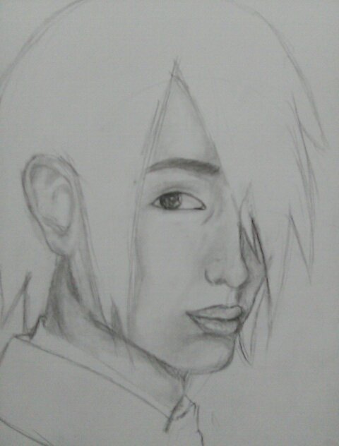 Detail Sketsa Wajah Sasuke Nomer 25