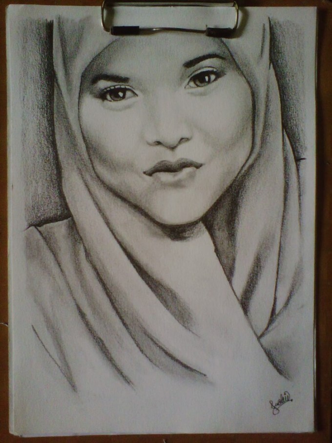 Detail Sketsa Wajah Wanita Cantik Nomer 19