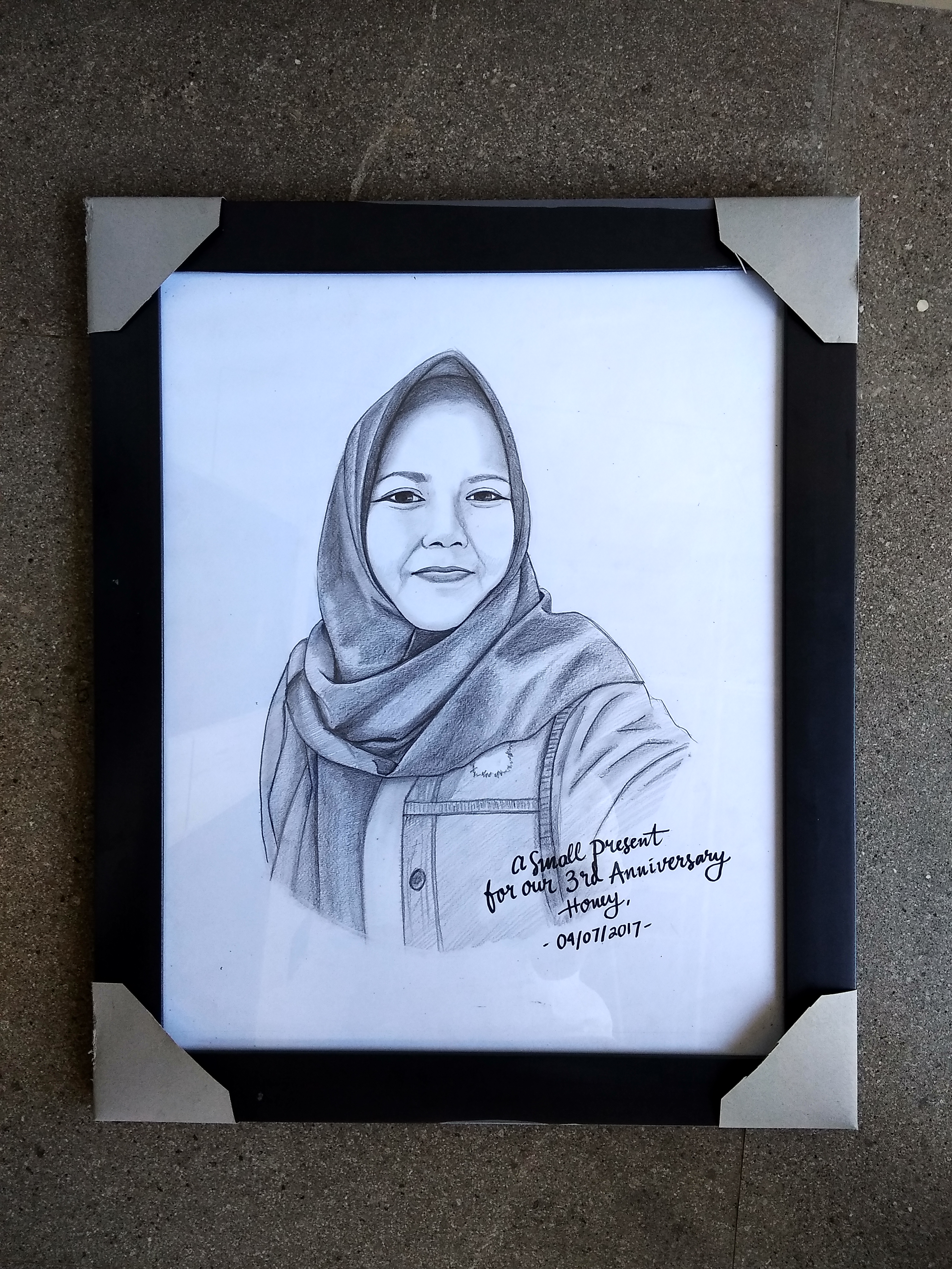 Detail Sketsa Wanita Berjilbab Nomer 20
