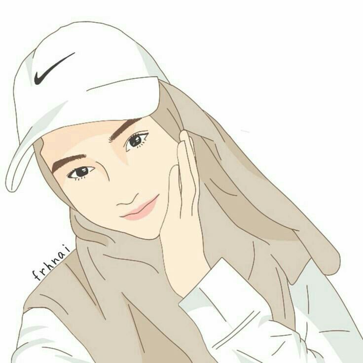 Detail Sketsa Wanita Berjilbab Nomer 36