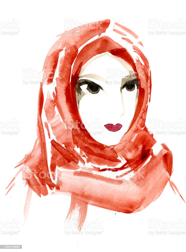 Detail Sketsa Wanita Berjilbab Nomer 51