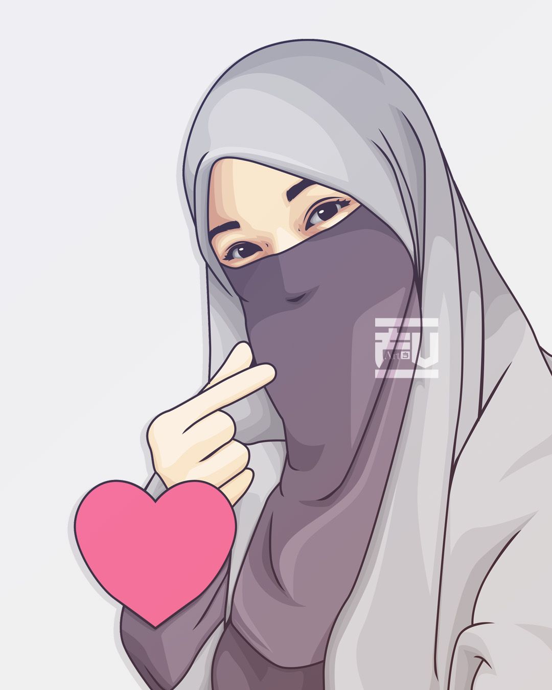 Detail Sketsa Wanita Berjilbab Nomer 54