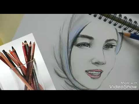 Detail Sketsa Wanita Berjilbab Nomer 57