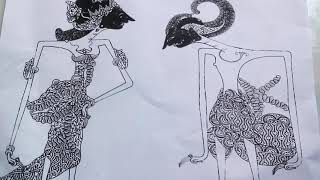 Detail Sketsa Wayang Arjuna Nomer 23