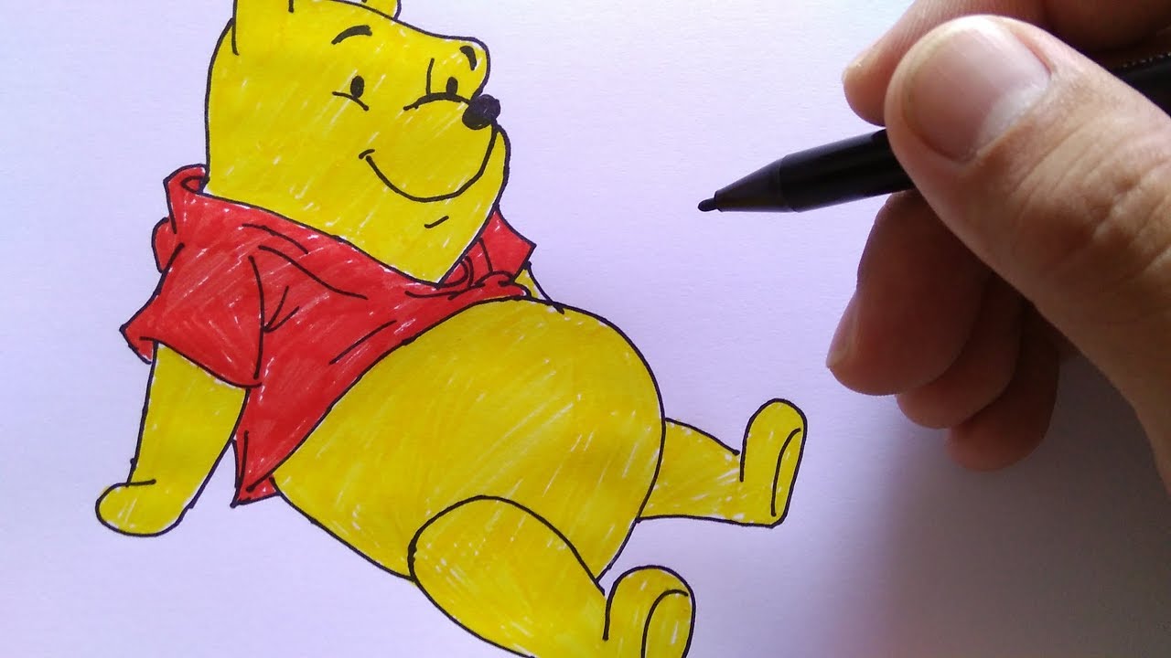 Detail Sketsa Winnie The Pooh Nomer 23