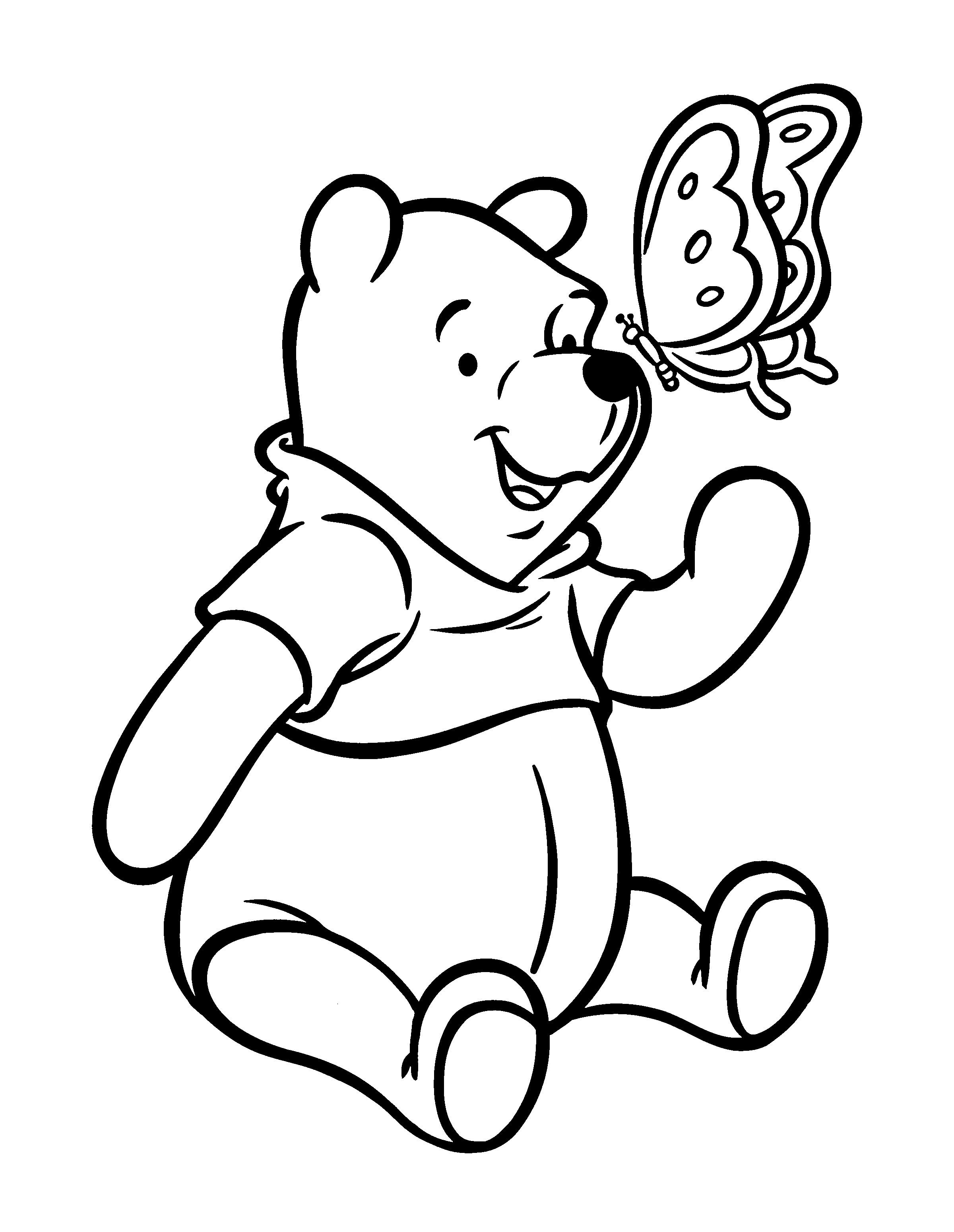 Detail Sketsa Winnie The Pooh Nomer 3