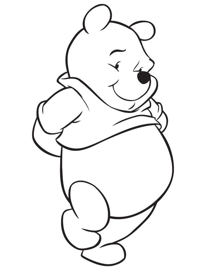 Detail Sketsa Winnie The Pooh Nomer 40