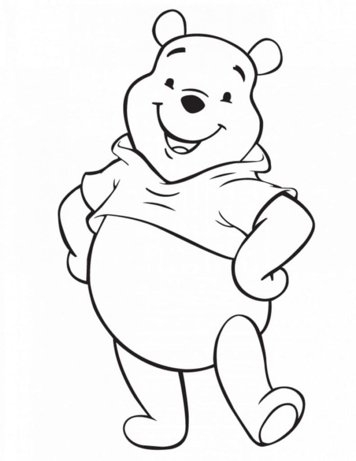 Detail Sketsa Winnie The Pooh Nomer 6