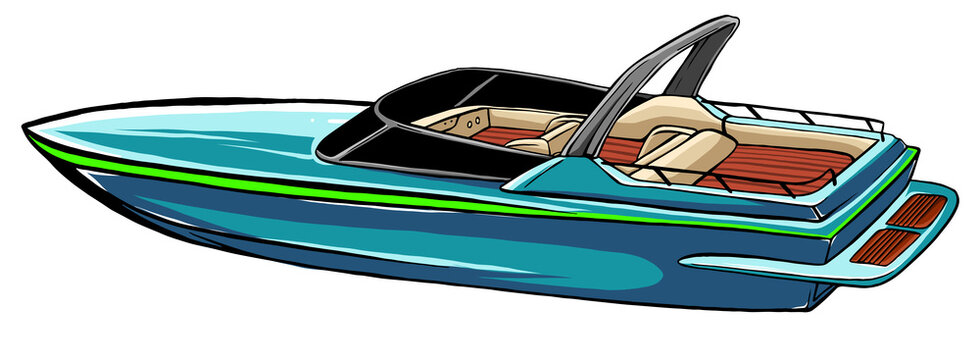 Ski Boat Clipart - KibrisPDR