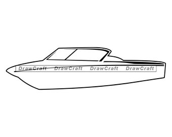 Detail Ski Boat Clipart Nomer 45