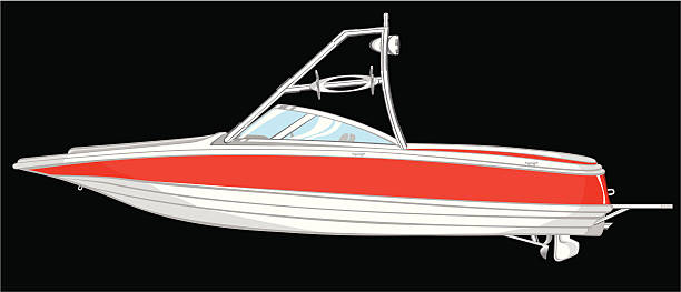 Detail Ski Boat Clipart Nomer 5