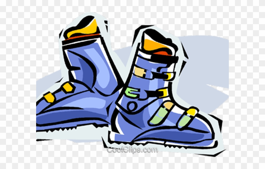 Detail Ski Boots Clipart Nomer 15