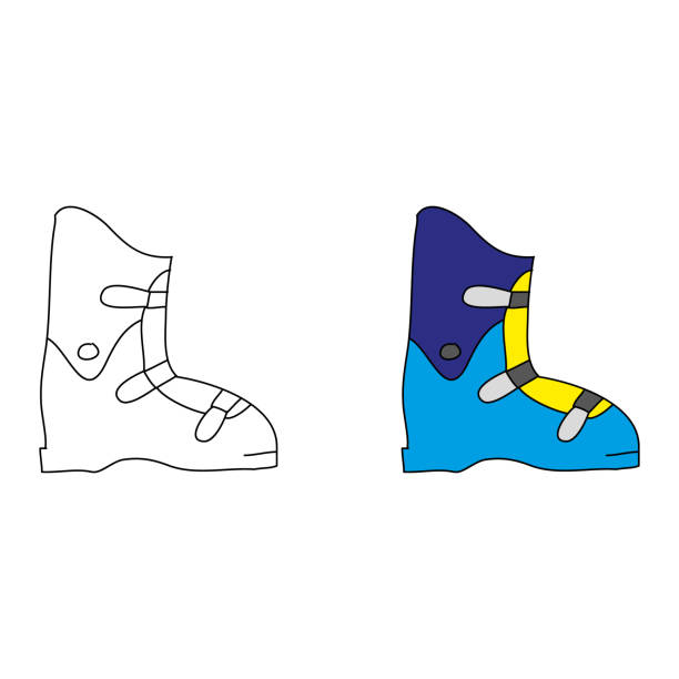 Detail Ski Boots Clipart Nomer 35