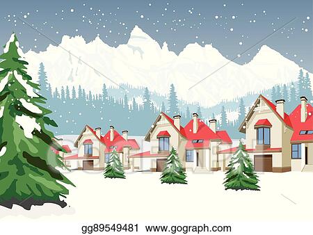 Detail Ski Mountain Clipart Nomer 10